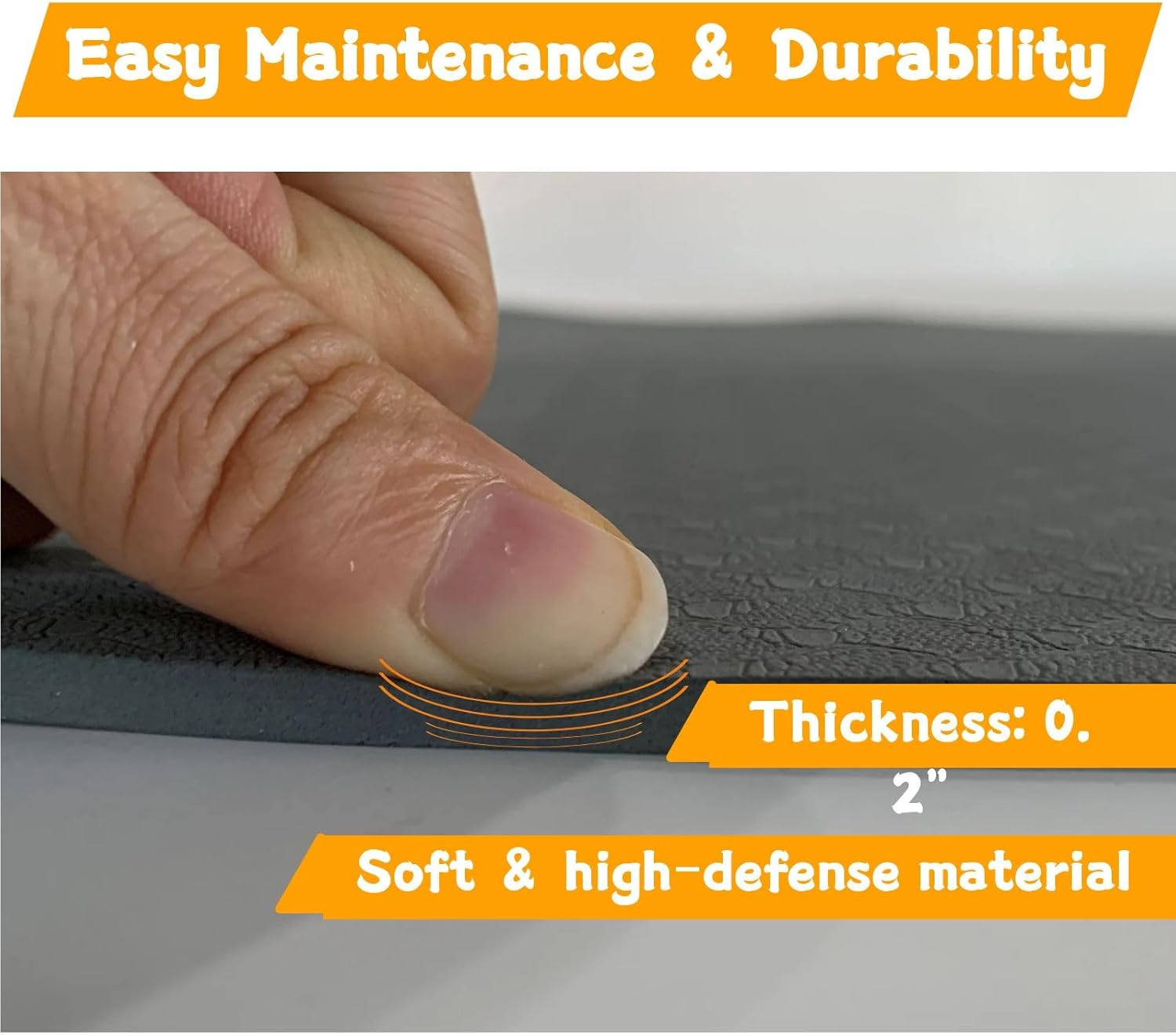 Under Desk Elliptical Equipment Mat, Electric Leg Foot Exerciser Machine Mat while Sitting for Seniors, Anti-slip and Lightweight Ellipse Rubber Matt to Protect Concrete - Image 2