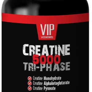 Bodybuilding Supplements for Men – CREATINE TRI-Phase – CREATINE 3X – creatine monohydrate Pills for Muscle gain – creatine unflavored – creatine hcl Pills – Muscle Recovery Supplements 1 Bot 90 Tabs