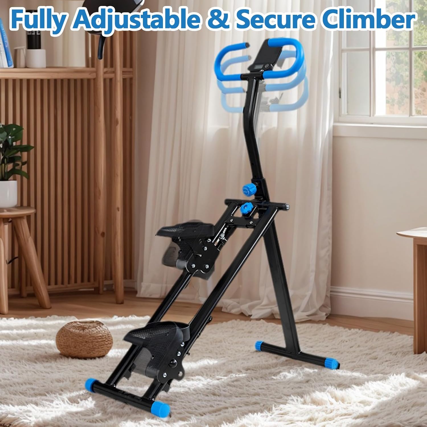 Stair Stepper for Home - Vertical Climber Workout Machine with Stable Frame, Adjustable Handlebar for Full-Body Exercise - Image 6