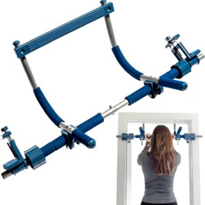 Gym1 Pull Up Bar for Doorway | Door Frame | No Screws Installation for Upper Body Fitness Workout at Home Gym | Made from Professional-Grade Steel