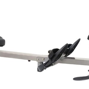 Sunny Health & Fitness Multi-Function Premium Magnetic Rowing Machine, Bicep Curls, Upward Rows, Seated Rows, Foldable Slide Rails, Digital Monitor, Optional Free SunnyFit App Connection