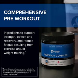 Workout Complex – NSF Certified for Sport Pre Workout Powder – L-tyrosine, Acetyl L-Carnitine, Creatine & Caffeine to Support Workout Recovery, Energy and Focus (6.3 oz)
