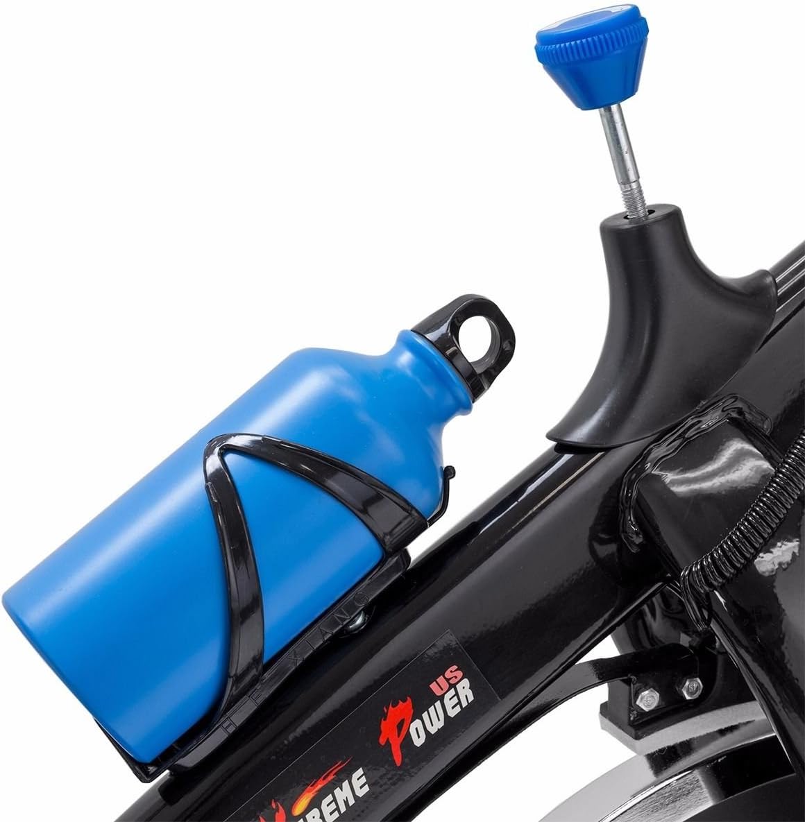 XtremepowerUS Exercise Bike 22lb Flywheel Stationary Workout Machine - Image 5