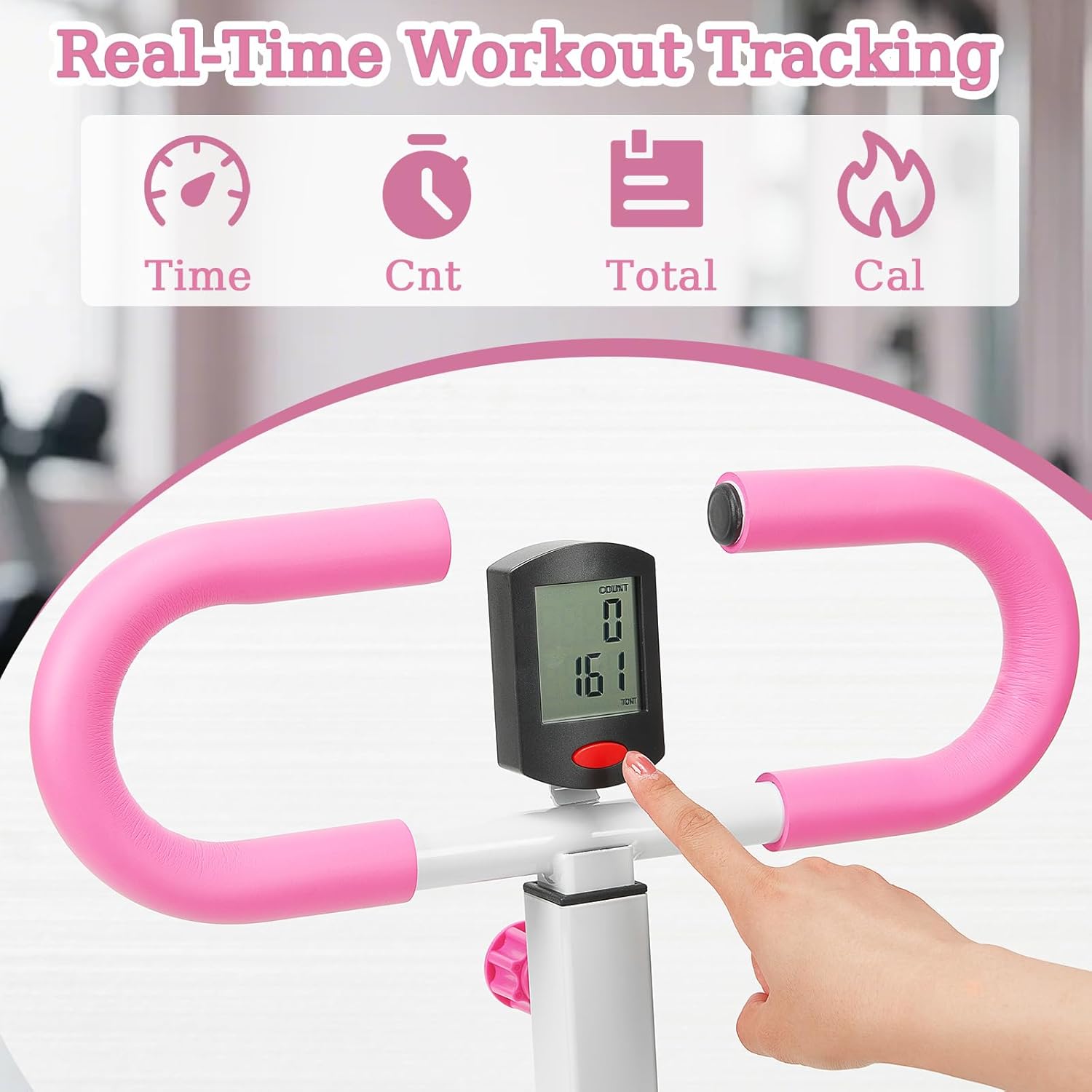 Squat Machine for Home, Squat Ride / Rowing Machine with Adjustable Resistance, Foldable Exercise Equipment, Glute & Leg Cardio Workout Machine - Image 3