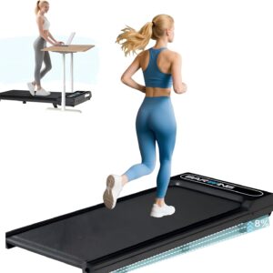 BARWING 6.5MPH Walking Pad Treadmill Under Desk Walking Pad with Incline 330 lbs Mini Portable Walking Treadmill for Home Small Office with Remote Control Incline Walking pad Under Desk