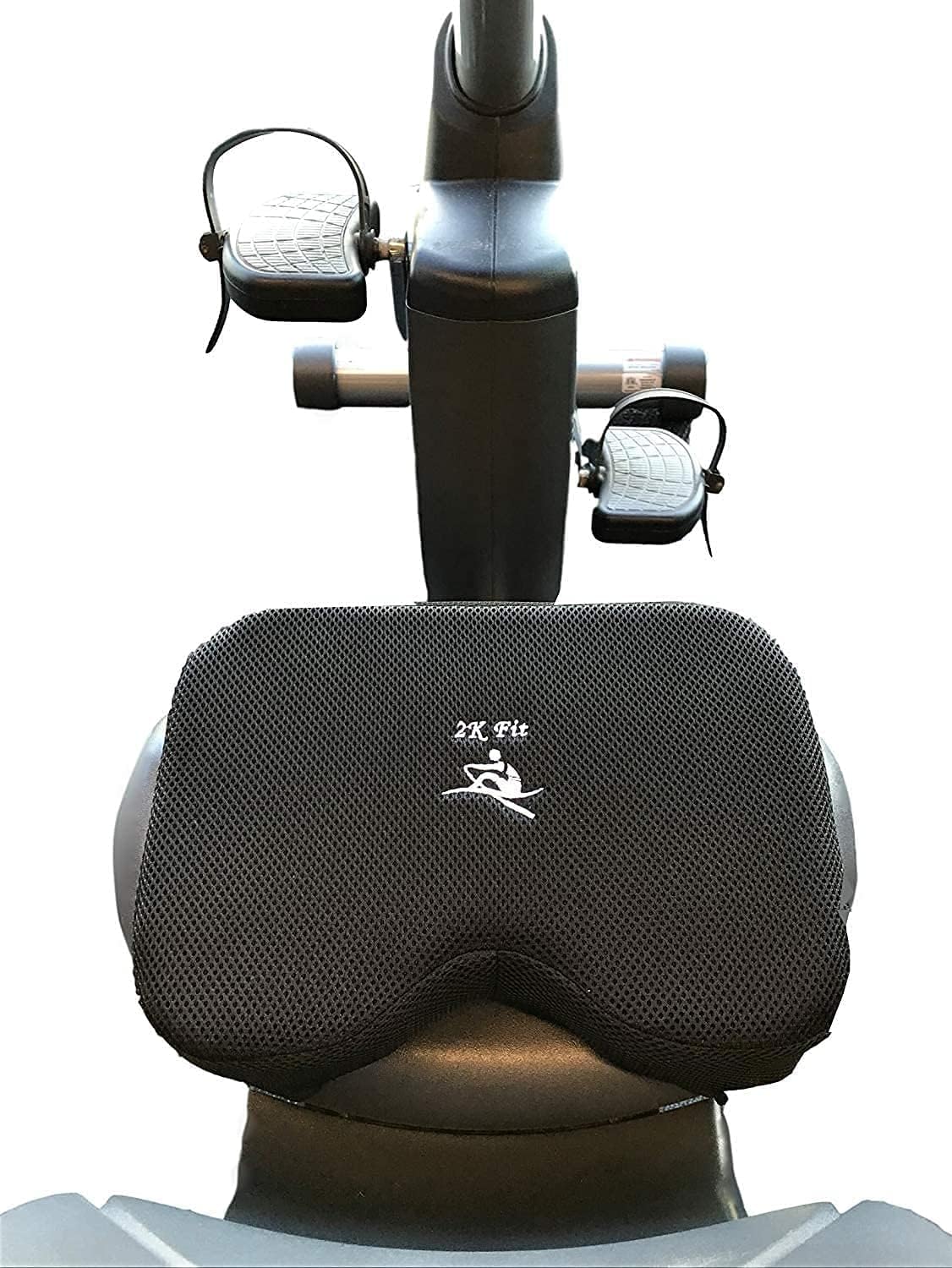Rowing Machine Seat Cushion (Model 2) for The Concept 2 Rowing Machine with Custom Memory Foam, Washable Cover, and Straps- Concept 2 Rower, Recumbent Stationary Bike, WatterRower Seat Pad - Image 4