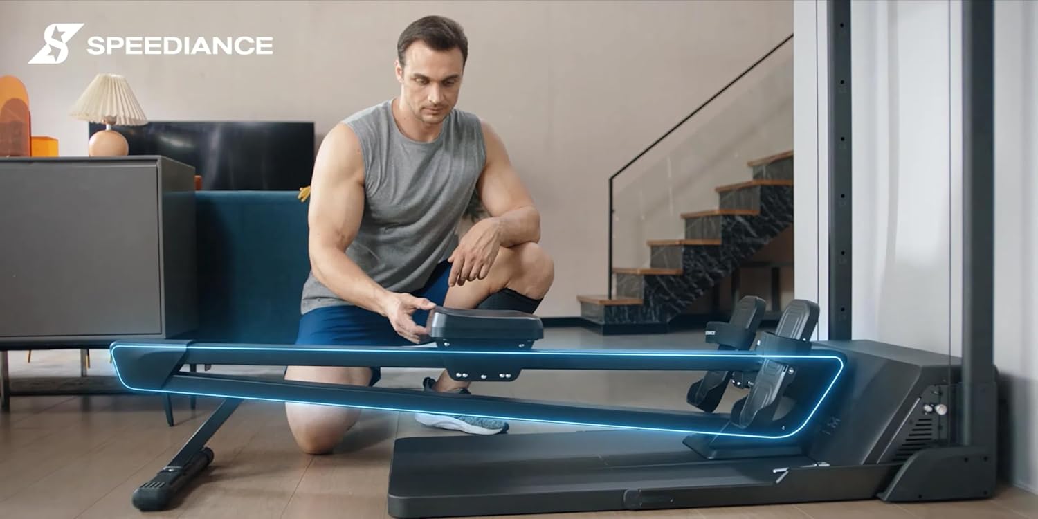 Rowing Bench, Rower Attachment for Gym Monster, Rowing Machine for Home Work Out, Adjustable Resistance Levels, Rowing Machine for Home Gym - Image 7