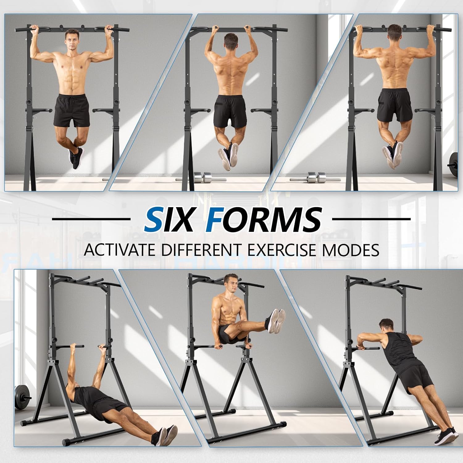 Pull Up Station Pull Up Bar for Home Gym Equipment Dip Station Power Tower Strength Training Fitness Equipment - Image 4