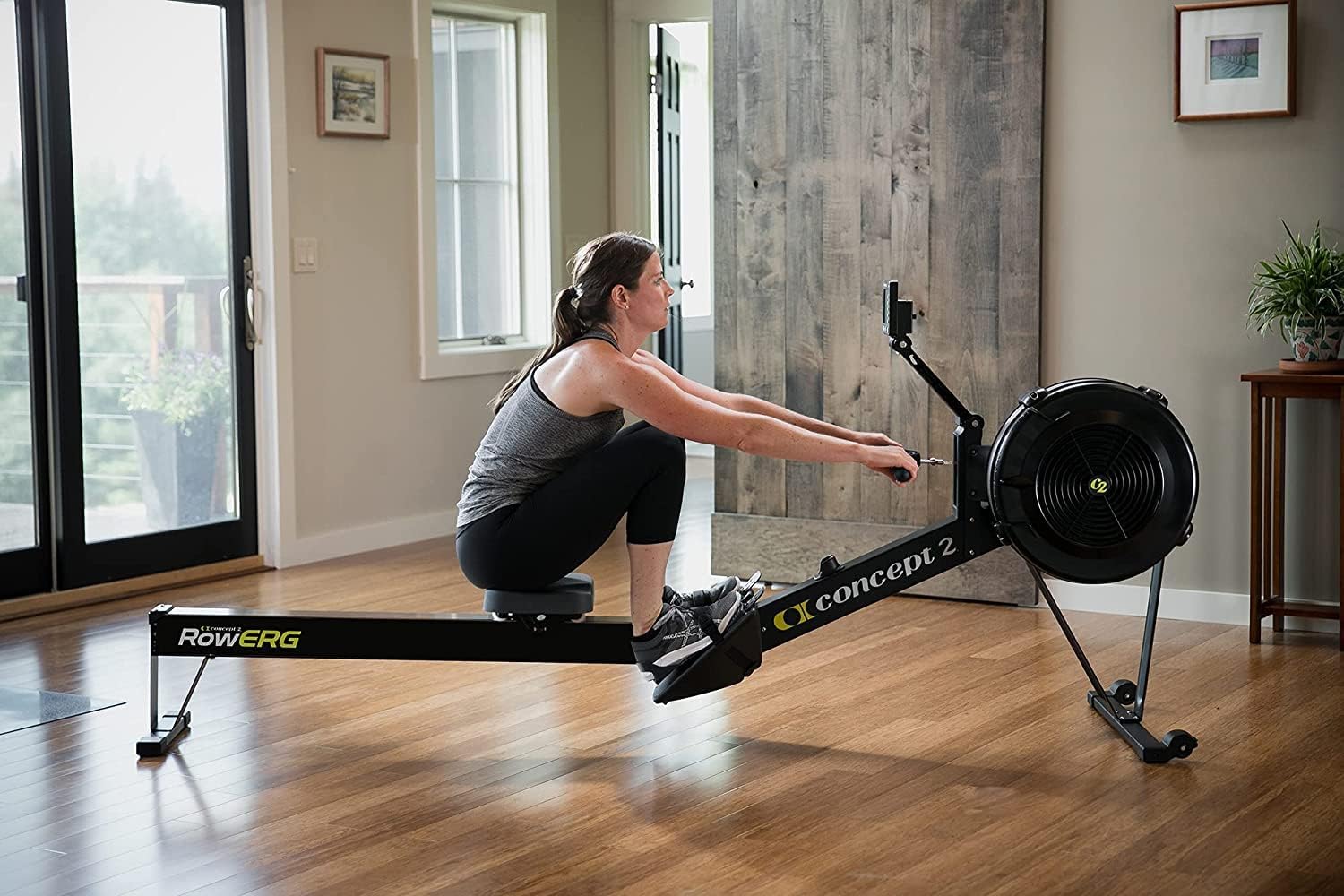 Concept2 Model D Upgraded New Rowing Machine Indoor Rowing Machine for Exercise Control Your Workout Intensity with PM5 Performance Monitor and Bundled with HogoR Cleaning Cloth - Image 2