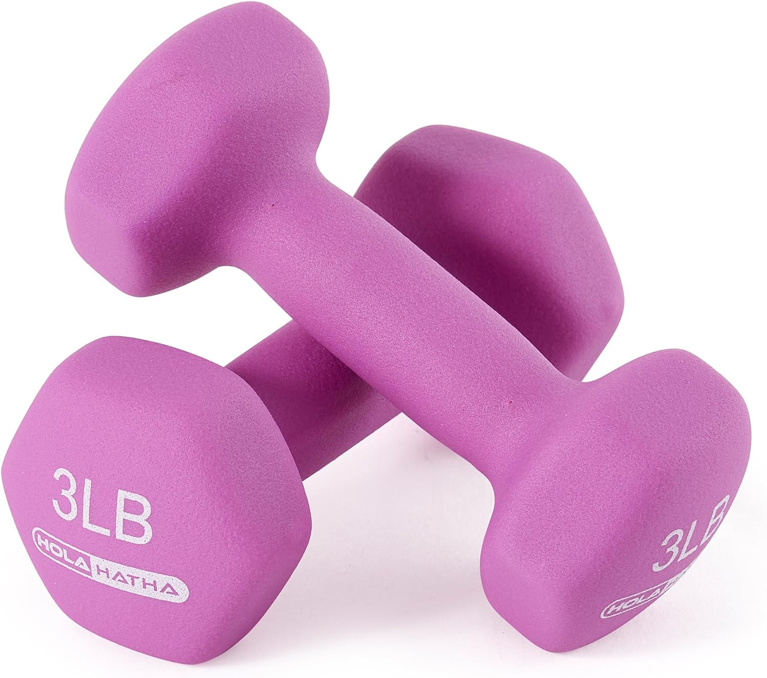 HolaHatha Neoprene Dumbbell Free Hand Weight Set with Rack, Ideal for Home Exercises to Gain Tone and Definition - Image 9