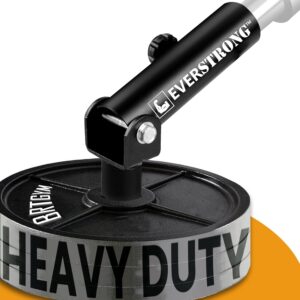 EVERSTRONG T Bar Row Attachment with V Bar Attachment Landmine Handle – 360 Swivel Landmine Attachment for Barbell for Full-Body Workout in Home Gym – Small Spaces – Deadlifts Squats Landmine Stand