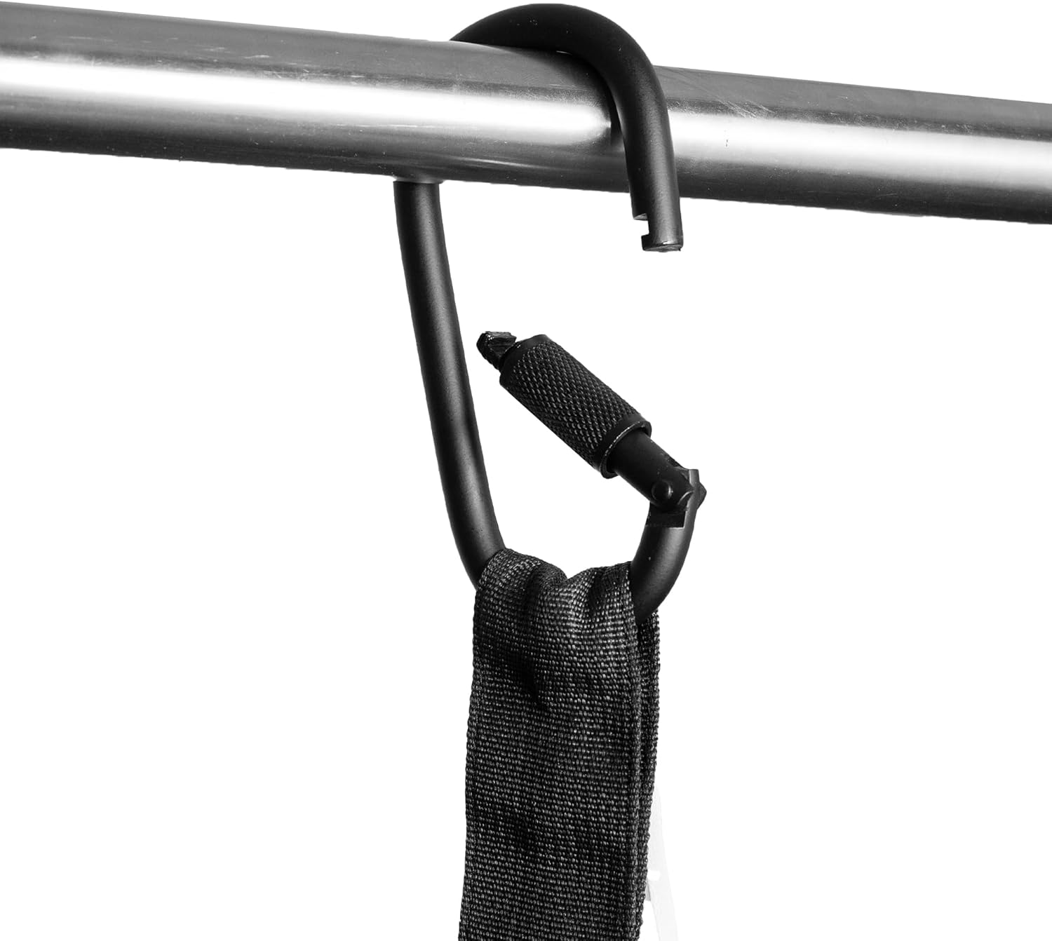 Gymreapers Hanging Ab Straps for Pull-Up Bar — Hang Bar Assist Strap & Strength Workout Exercise Equipment, Padded Adjustable Arm Supports with 2 Steel Carabiners for Leg Raises, Abdominal & Core Training - Image 8