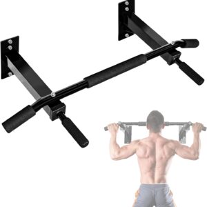 Yes4All Pull Up Bar Wall Mounted – Multifunctional Wall Mounted Pull Up Bar for Home Gym Workout Strength Training Equipment