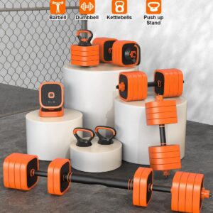 Adjustable Dumbbells Set, 45/65/85 lbs Free Weight Set with Connector, 4 in1 Dumbbells Set for Home Gym Workout