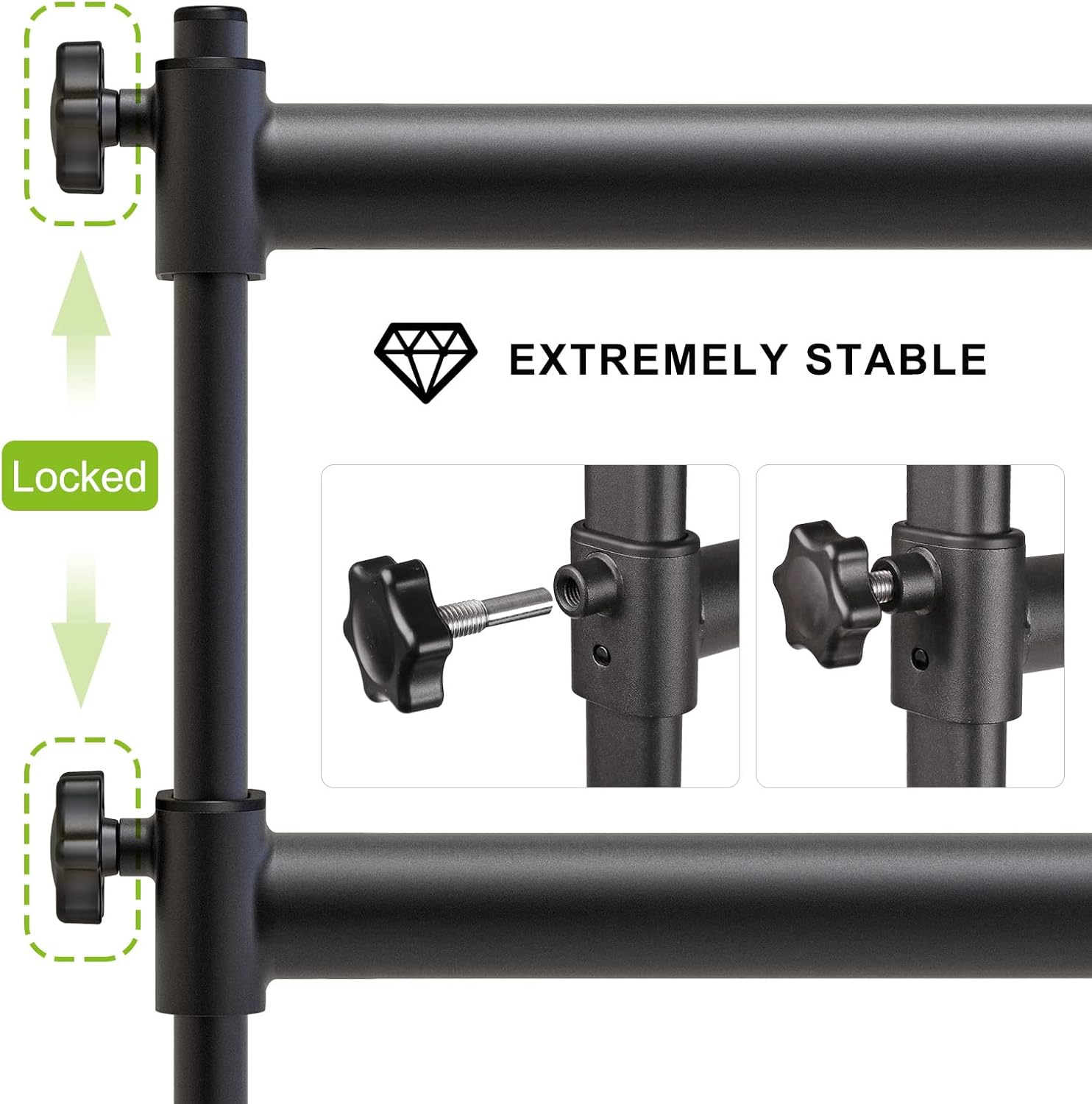SELEWARE Height Adjustable Ballet Barre Freestanding Ballet Bar Heavy Duty Dance Bar Support Barre Movements Body Stretch Pull-ups, Sturdy Construction Never Fall Apart, Anti-Slip - Image 2