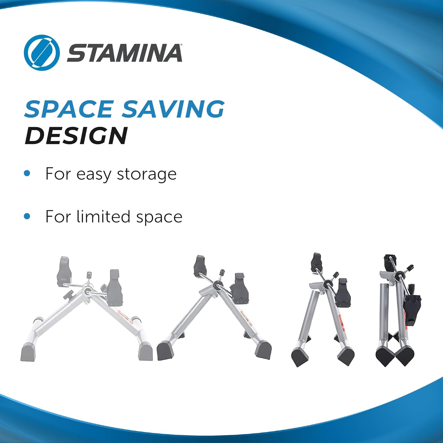 Stamina InStride Cycle XL - Folding Cycle Pedal Exerciser - Fitness Bike with Smart Workout App for Seated Exercise - Foldable Exercise Bike for Home Workout - Image 7