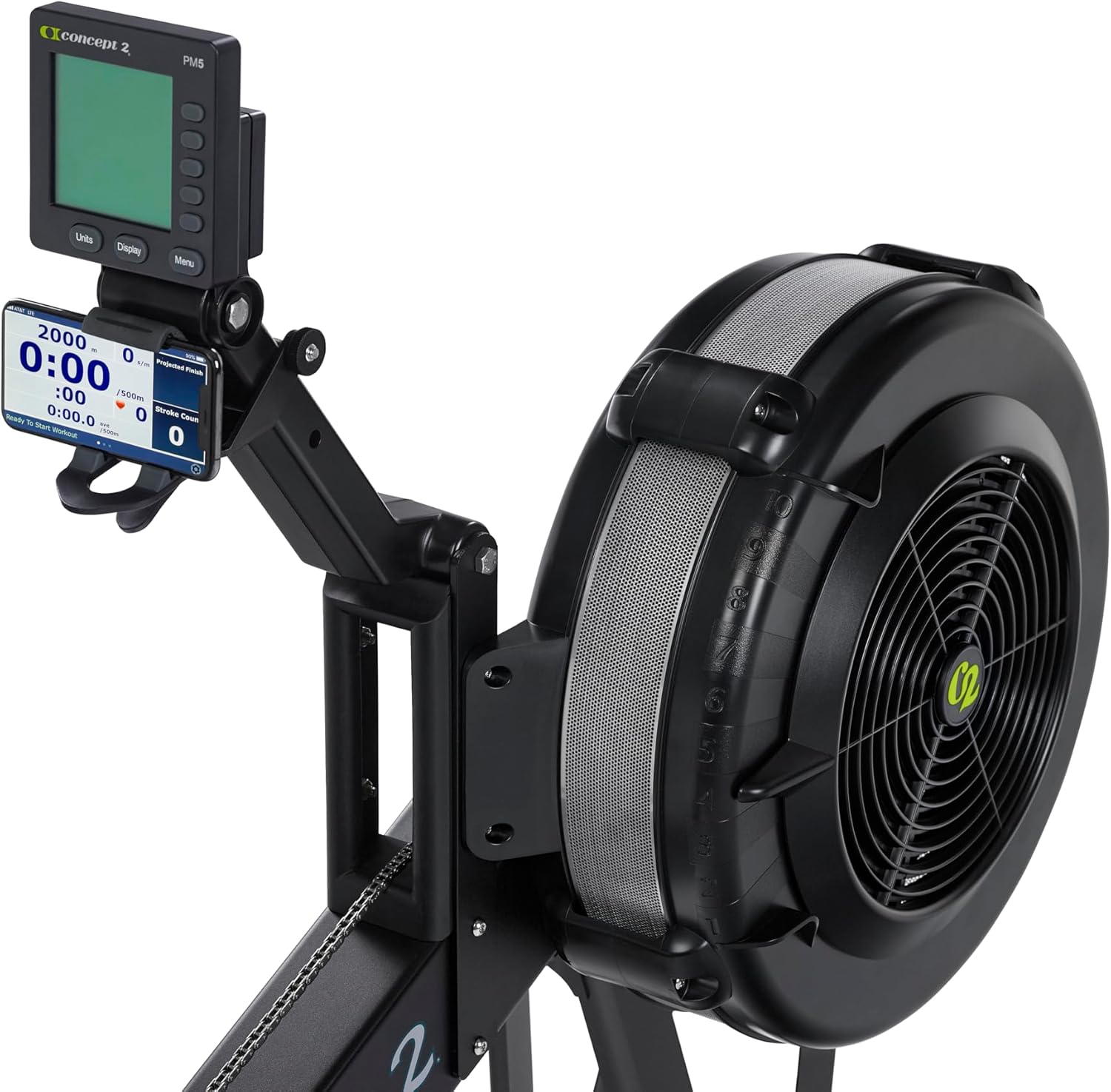 Concept2 RowErg Indoor Rowing Machine - PM5 Monitor, Device Holder, Adjustable Air Resistance, Easy Storage - Image 5