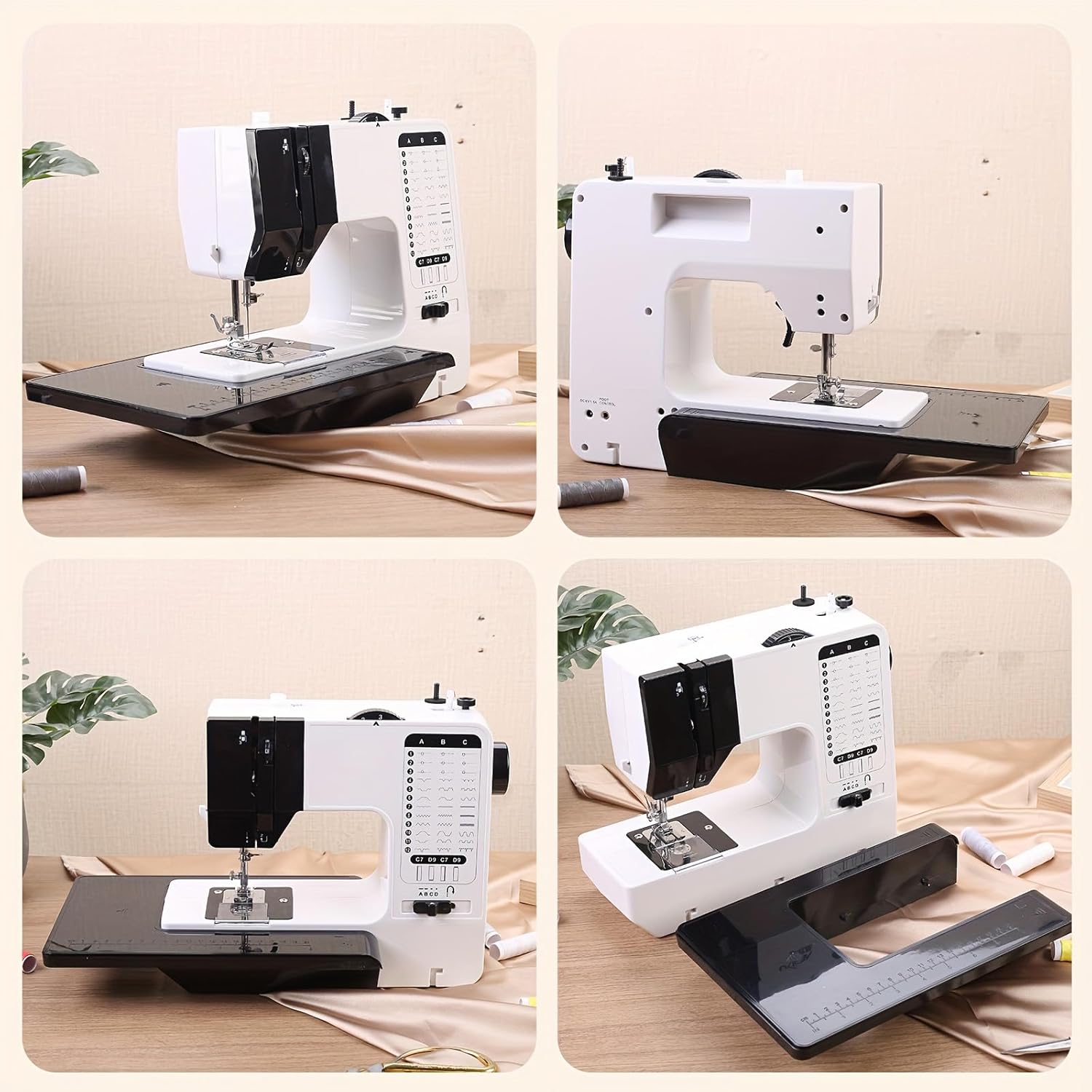 Sewing and Quilting Machine Built in Sewinglight, 38 Stitch Patterns Sewing Machine 2 Thread Lockstitch Adjustable Stitch Length 4 Step Button Hole Sewing Machine for Beginners and Adults - Image 7