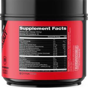 Jocko Fuel Pre Workout for Men & Women – High Stim Low Sugar Blend with Beta Alanine + L-Citrulline, Support Muscle Pump, Energy, & Recovery, 200mg of Caffeine Fruit Punch, 30 Servings 1.31lbs (594 G)