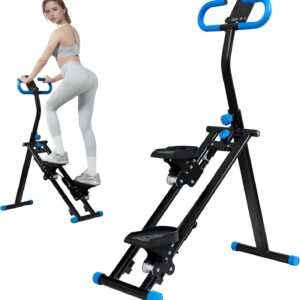 Stair Stepper for Home,Vertical Climber Workout Machine,Stair Stepper with Handlebar for Full-Body Exercise Stair Stepper with Stable Frame Adjustable Handlebar (Blue)