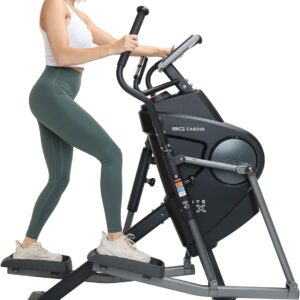 Elite EM X Elliptical Trainer Machine with 18”- 23” Adjustable Stride, Small Space Saving 49.2” Footprint, FreeSync™ FTMS Smart HD Connectivity, 350LB Max Weight, 5 Year Parts Warranty.