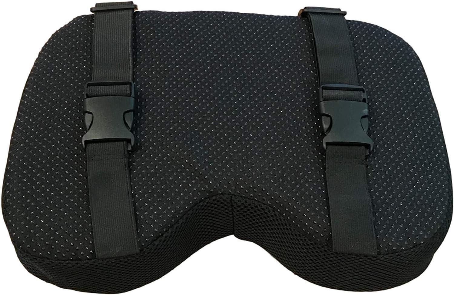 Rowing Machine Seat Cushion (Model 2) for The Concept 2 Rowing Machine with Custom Memory Foam, Washable Cover, and Straps- Concept 2 Rower, Recumbent Stationary Bike, WatterRower Seat Pad - Image 3