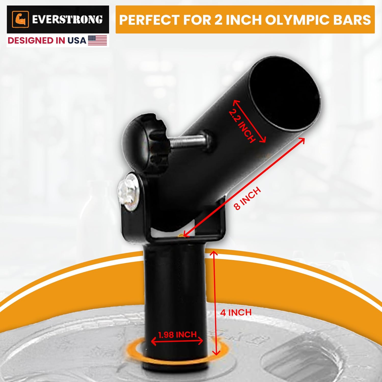 EVERSTRONG T Bar Row Attachment with V Bar Attachment Landmine Handle - 360 Swivel Landmine Attachment for Barbell for Full-Body Workout in Home Gym - Small Spaces - Deadlifts Squats Landmine Stand - Image 6