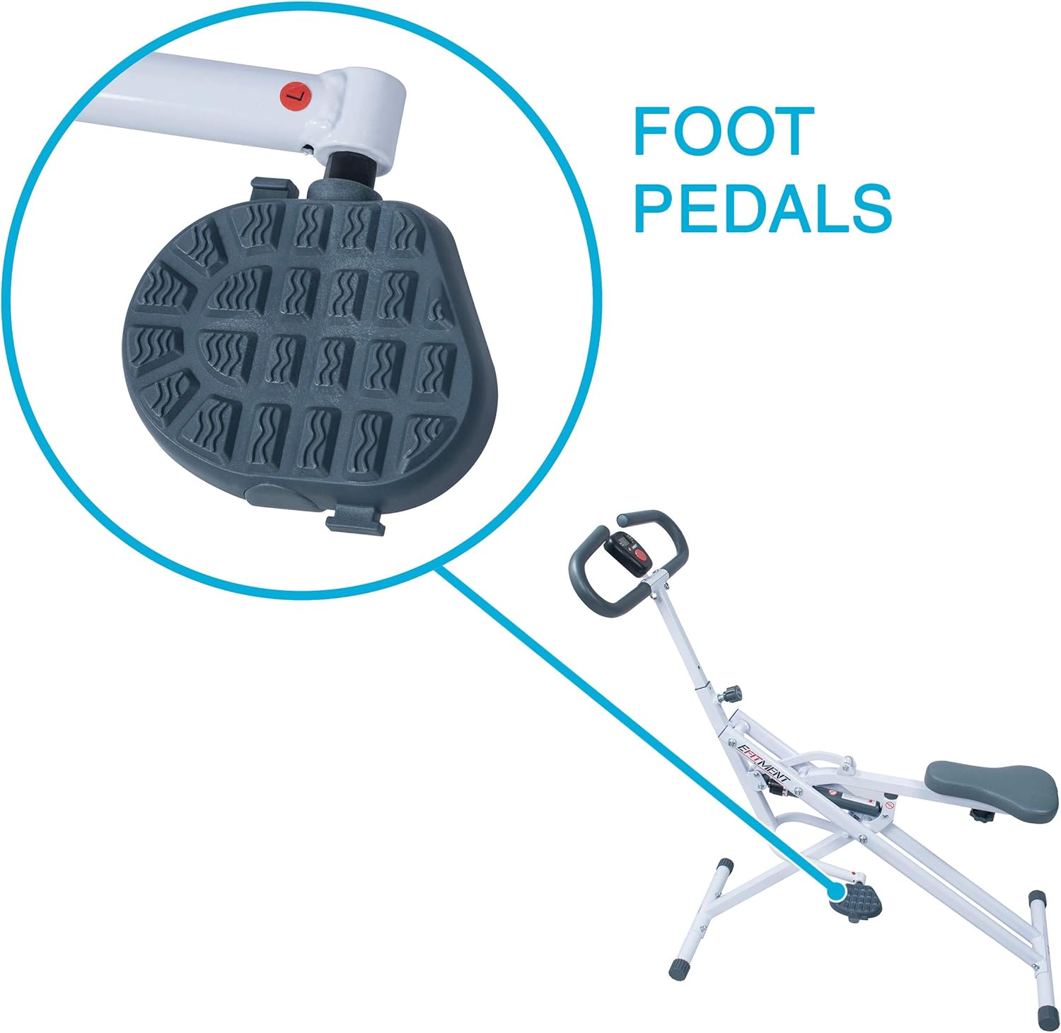 EFITMENT Rower-Ride Squat Machines for Home Exercise Trainer Total Body Abs and Glutes Butt Assist Upright Workout Rowing Machine - SA022 - Image 8