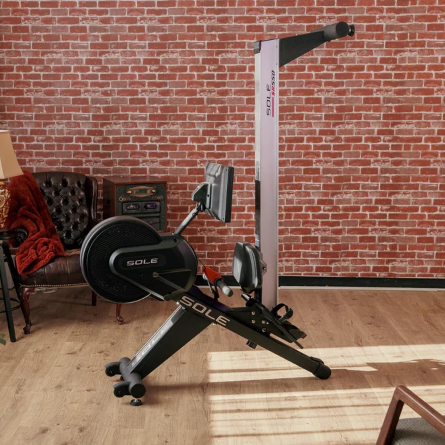 New 2023 Rowing Machine, SR550 Sole Fitness Rower, Foldable Rowing Machines for Home Use, Bluetooth, Touch Screen, Heart Monitoring, Air & Magnetic Resistance Row Machine, Rowers for at Home Exercise - Image 8