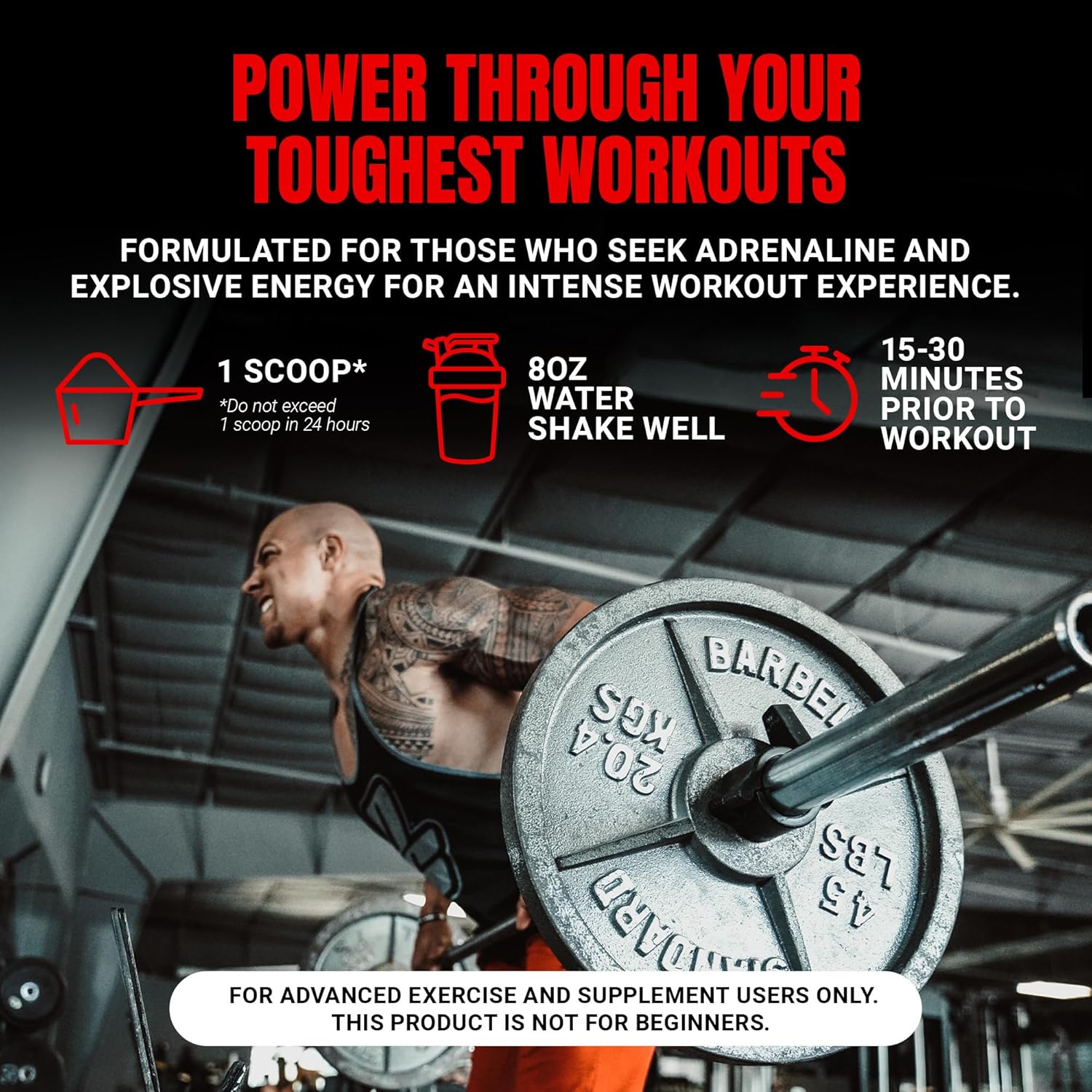 PROSUPPS Mr. Hyde Xtreme Pre Workout Powder with Creatine, Beta Alanine & Caffeine – Extreme Energy, Pumps, Focus & Performance - Fitness & Gym Supplements for Men & Women (Blue Razz, 30 Servings) - Image 4