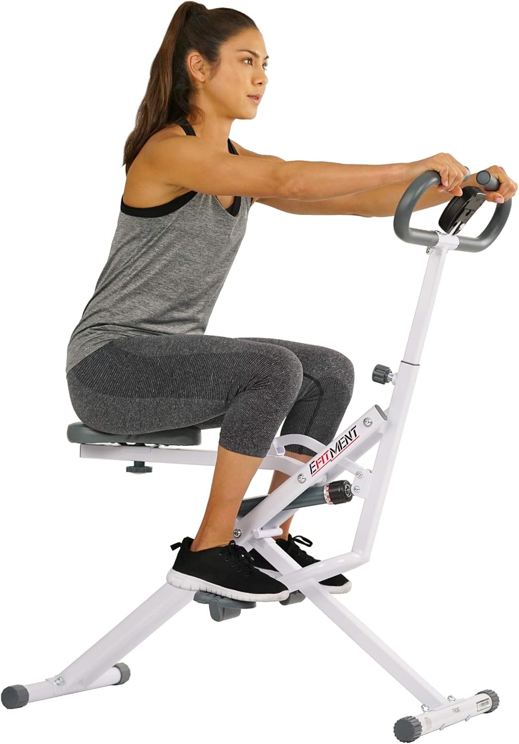 EFITMENT Rower-Ride Squat Machines for Home Exercise Trainer Total Body Abs and Glutes Butt Assist Upright Workout Rowing Machine - SA022 - Image 2