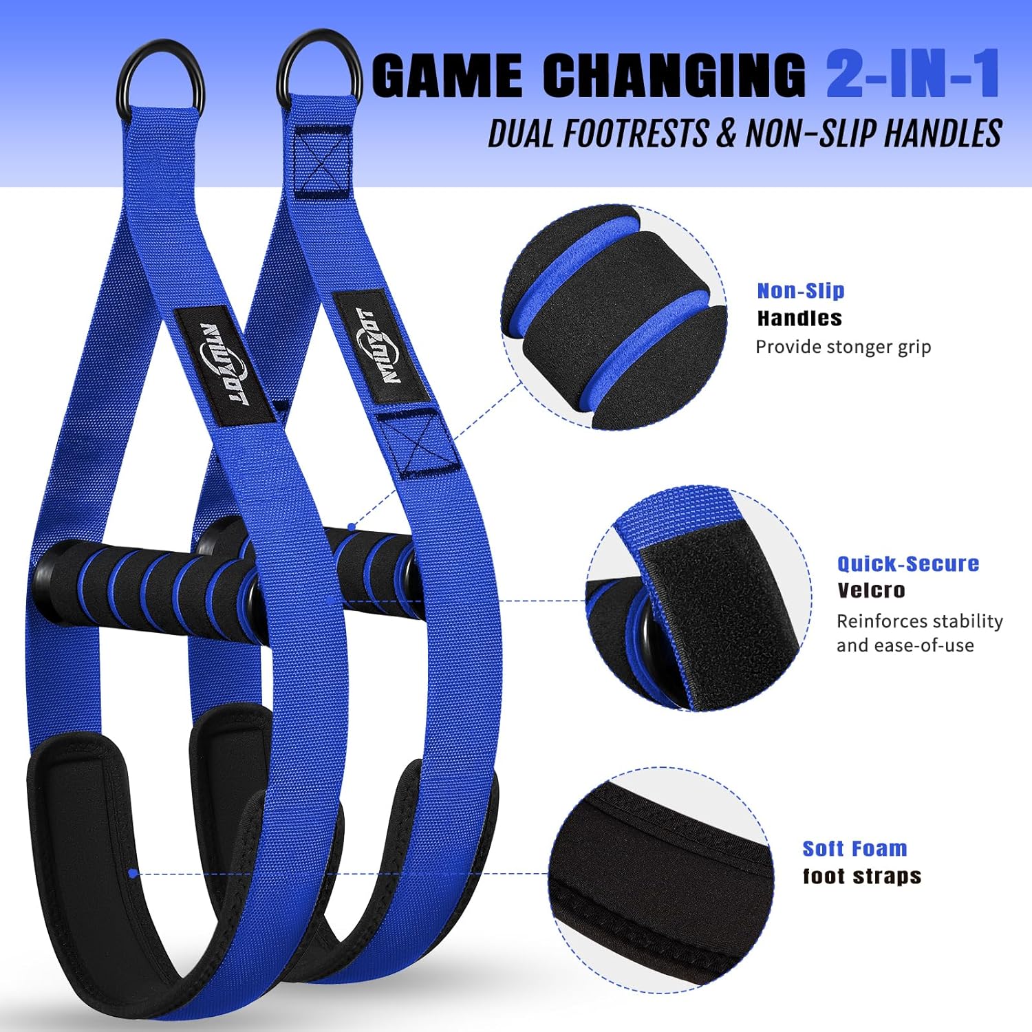 Pull Up Bands, Heavy Duty Resistance Bands with Handle, Workout Bands for Pull Up Bar, Pullup Assist Band Set for Exercise, Full Body Workout, Home Gym for Enhanced Strength, Muscle Training - Image 4