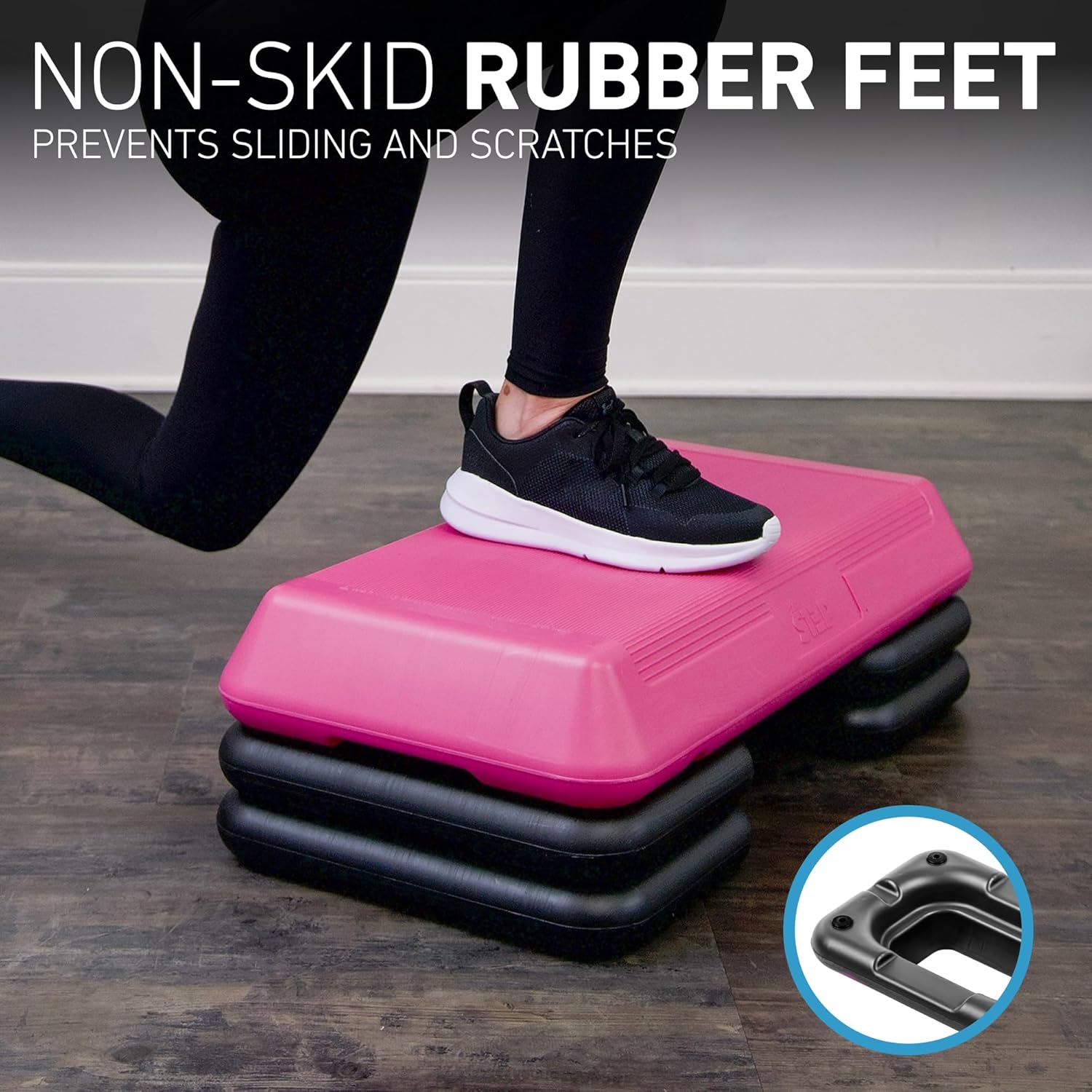 Freestyle STEP Exercise Step Platform, Circuit Size Stepper for Exercise at Home - Image 4