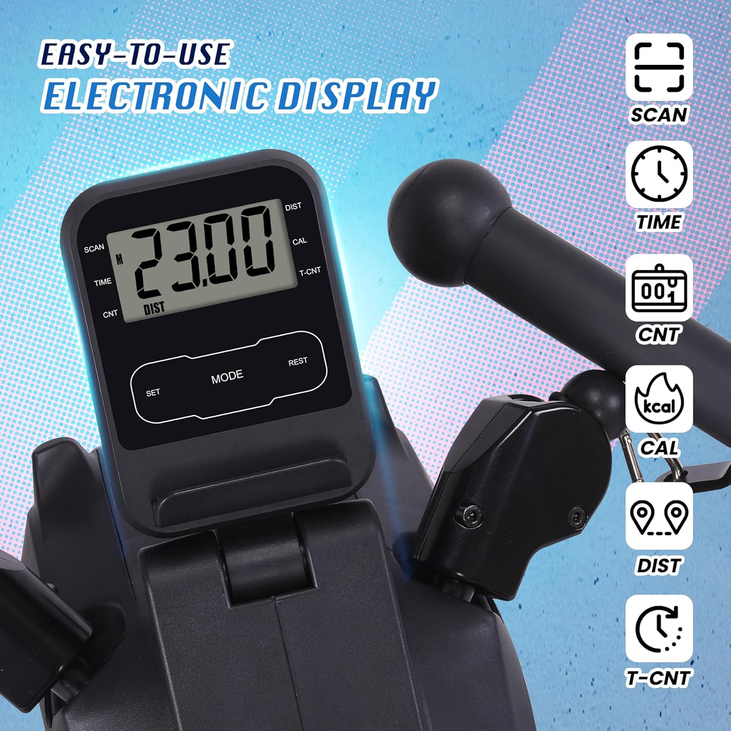 Magnetic Rowing Machine for Home with 350lb Weight Capacity, 14/32 Level Magnetic Resistance, Foldable & Compact Rower Machine, Exercise Equipment for Home Gym, Row Machine Movable - Image 5