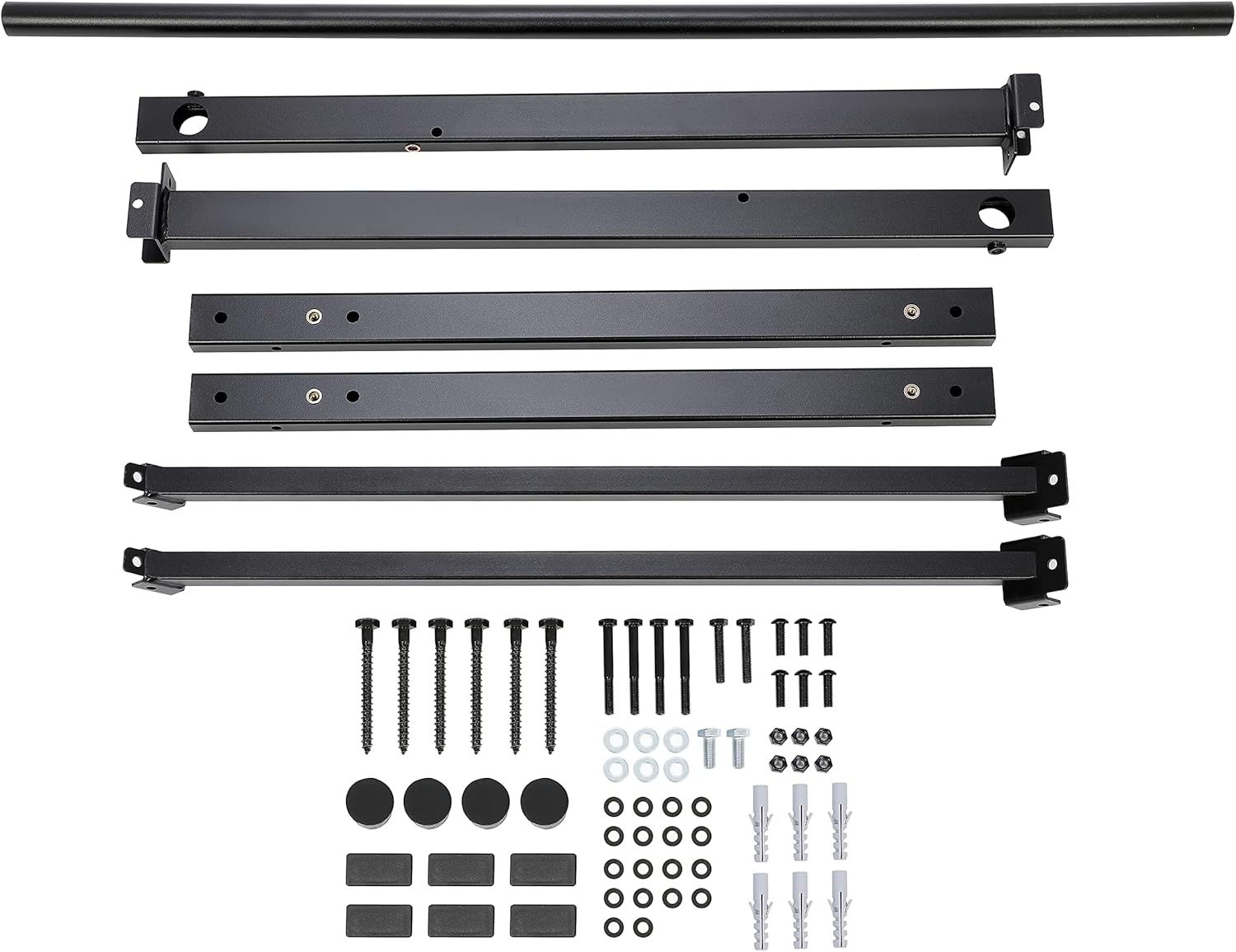 ECOTRIC 46" Wall Mounted Pull Up Chin Up Bar Heavy Duty Gym Workout Fitness Home Mount Fitness 500lbs - Image 7