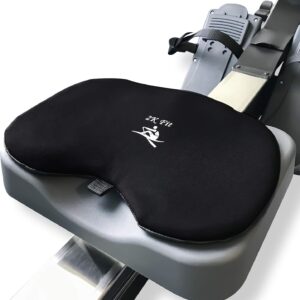 Rowing Machine Seat Cushion (Model 3) for The Concept 2 Rowing Machine with Custom Gel That Fits The Concept 2 Rower, WaterRower Pad, Crew Boat, Sculling, Kayak, and Canoe