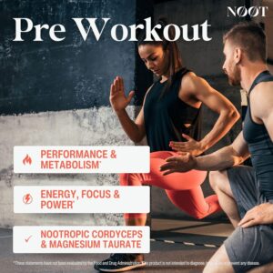 Natural Pre Workout Pills for Men and Women – Energy Pills, Pre Work Out, Clean Gym Supplements, Fitness Supplements, Stimulant, Metabolism & Energy Booster Pump 60 Capsules, 1 Month Supply