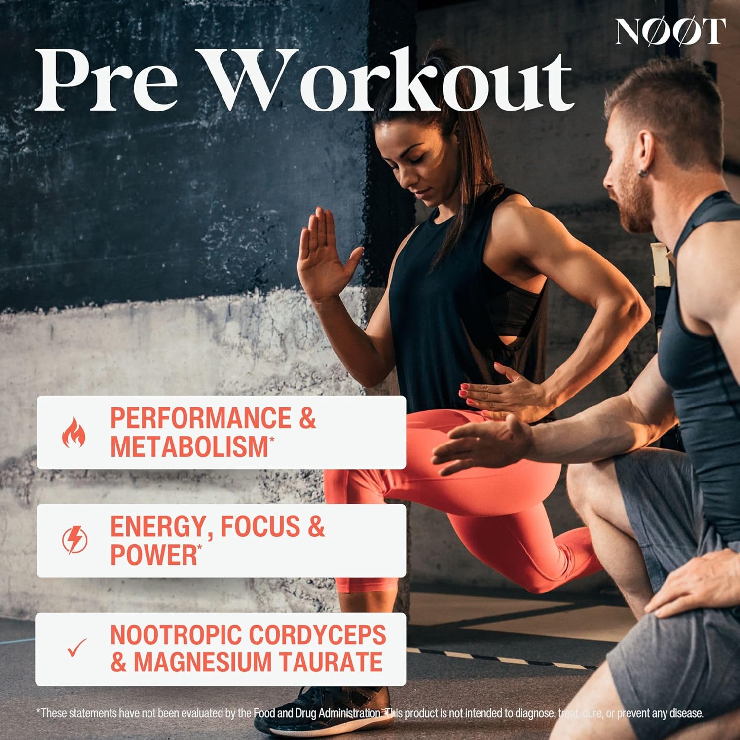 Natural Pre Workout Pills for Men and Women - Energy Pills, Pre Work Out, Clean Gym Supplements, Fitness Supplements, Stimulant, Metabolism & Energy Booster Pump 60 Capsules, 1 Month Supply - Image 2