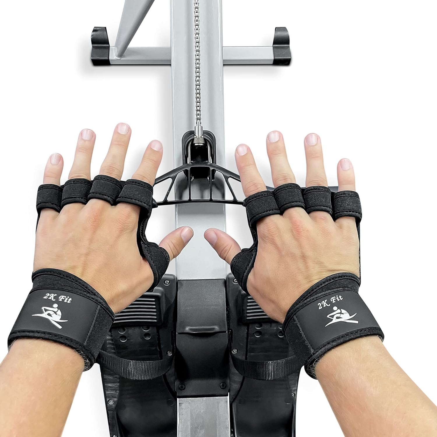 Rowing Machine Gloves - Perfect Rowing Grips for Erging, Sculling, Crew, Kayak, Canoe, Weightlifting, Gym Workouts - Image 2