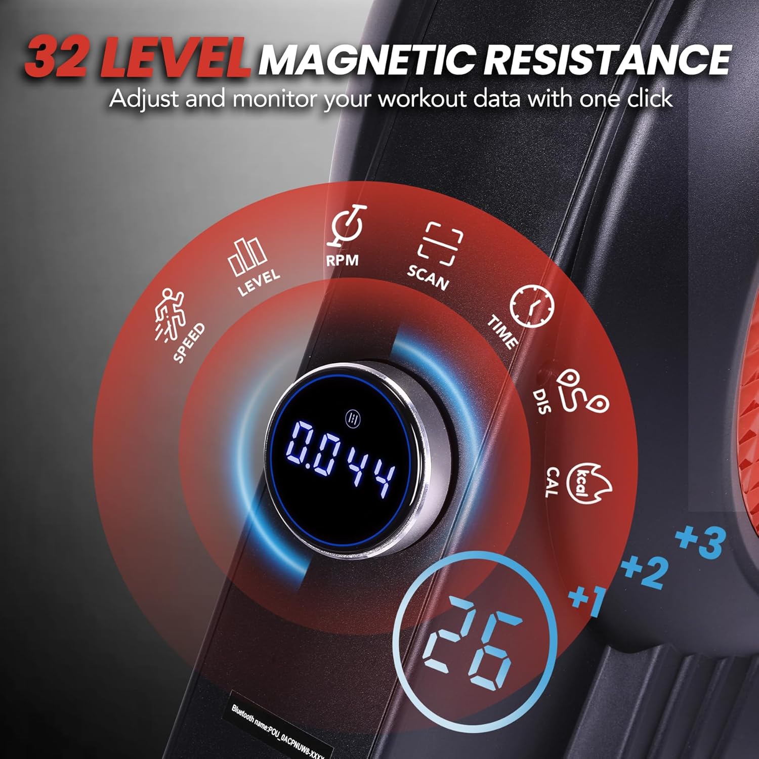 Magnetic Rowing Machine for Home with 350lb Weight Capacity, 14/32 Level Magnetic Resistance, Foldable & Compact Rower Machine, Exercise Equipment for Home Gym, Row Machine Movable - Image 3