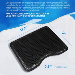 Rower Seat Pad Compatible with Concept 2 Rowing Machine – Anti Slip Rowing Machine Seat Cushion Pad Compatible with Hydrow, Concept2, Waterrower and Other Row Machines – Rower Accessories