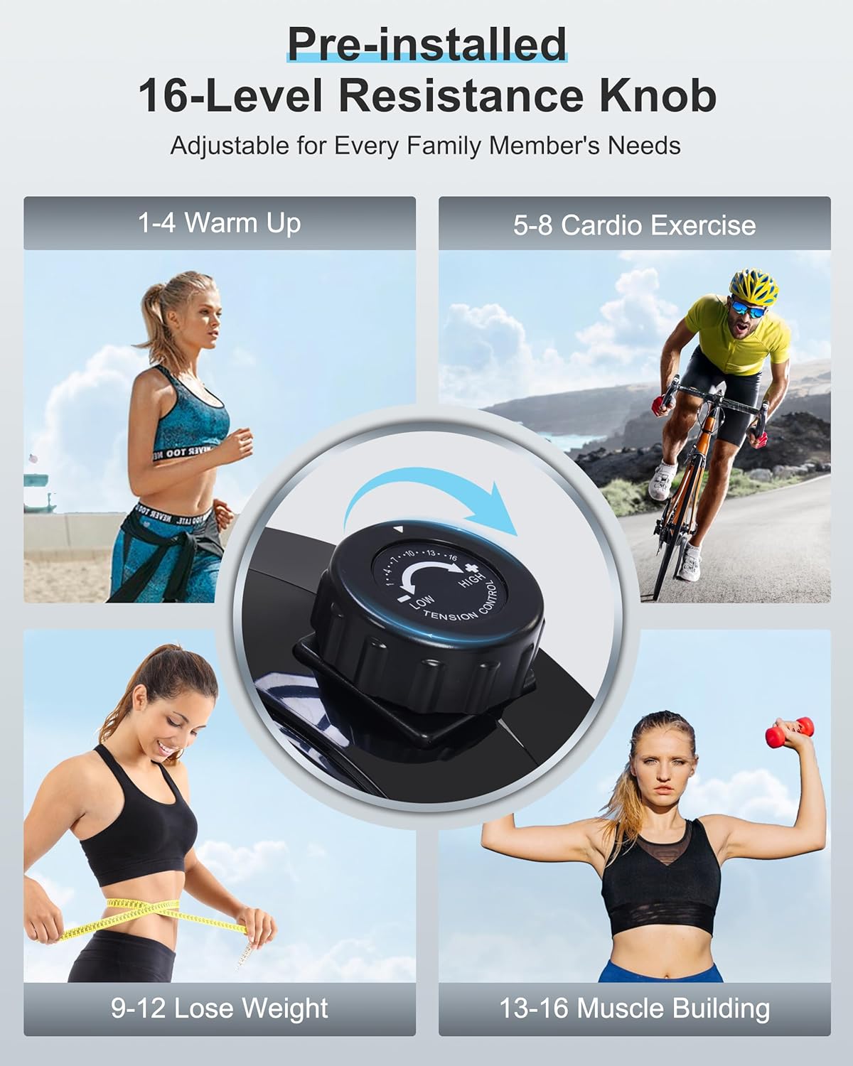 Recumbent Exercise Bike, Recumbent Bike for Home with Smart Workout APP - Recumbent Bikes with Ergonomic Backrest and Comfort Seat, 420LBS Weight Capacity, Larger Backlit Display - Image 4