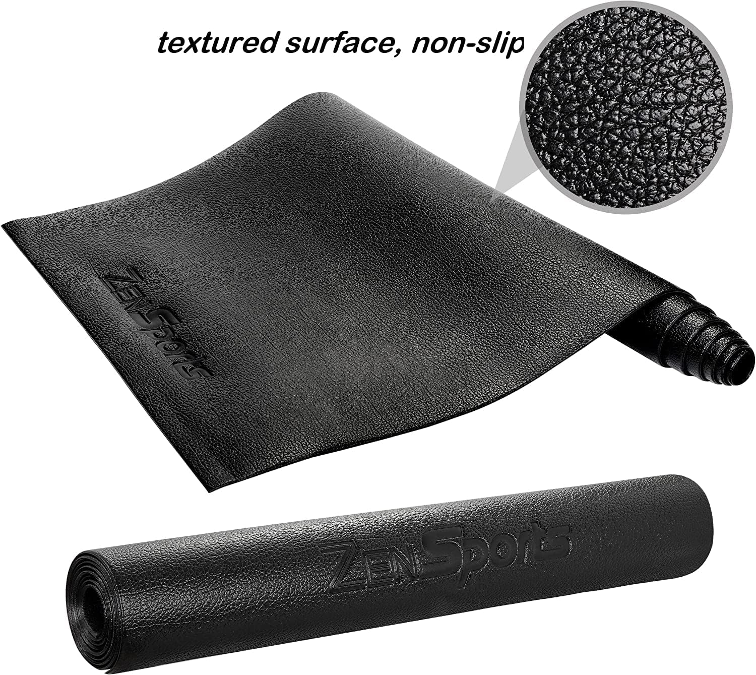 ZENY Exercise Equipment Mat 96''x38'', Exercise Bike, Elliptical, Treadmill Mat, Bike Trainer Pad for Gym Equipment Floor Protector, 6mm Thick - Image 8