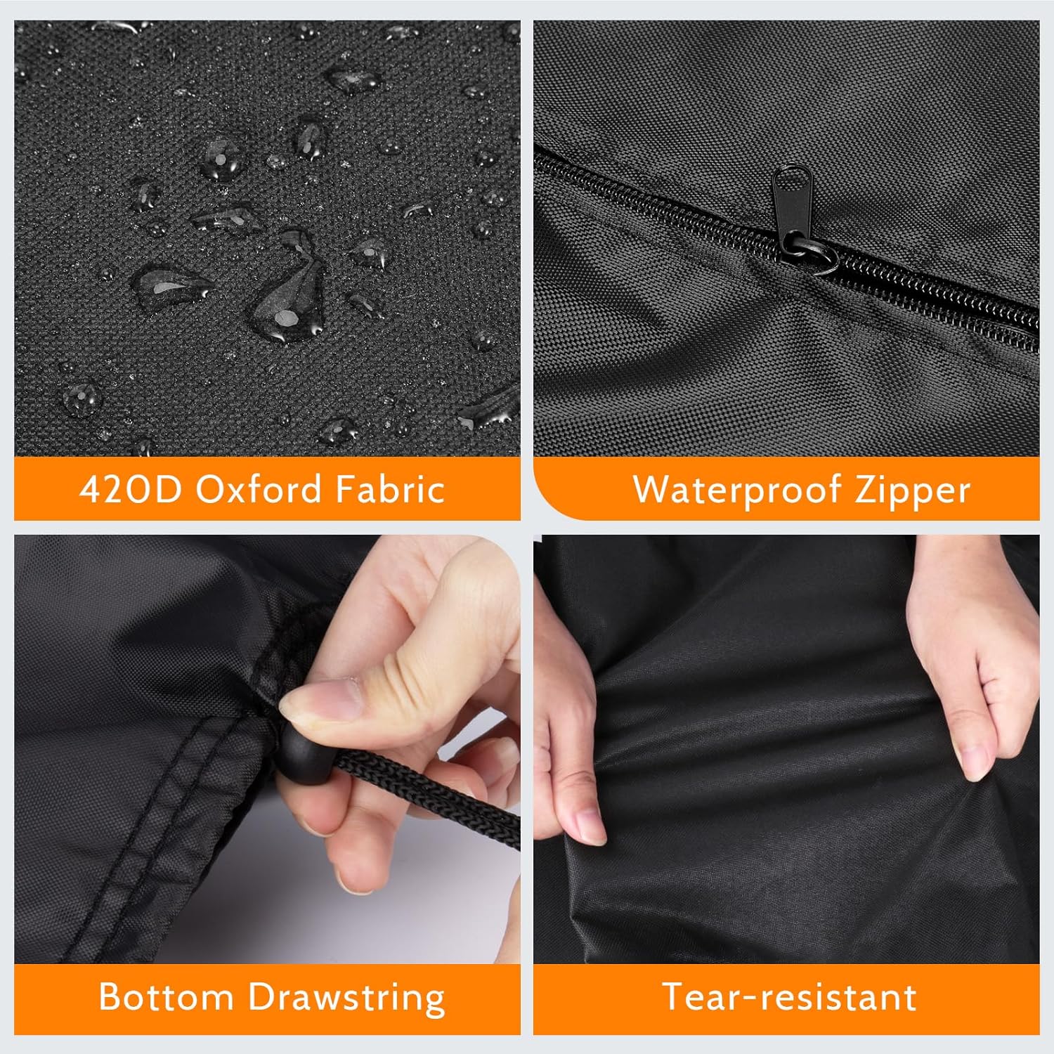 Stair Stepper Cover, Waterproof 420D Steppers Protective Covers for Home Gym Exercise Stairmaster Indoor & Outdoor, Suitable for Most Climbing Stair Machine(Cover Only) - Image 7