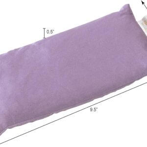 DreamTime Inner Peace Eye Pillow, Aromatherapy Lavender, Wellness and Relaxation Mask, Sooth Stress and Relieve Headaches, Purple Velvet