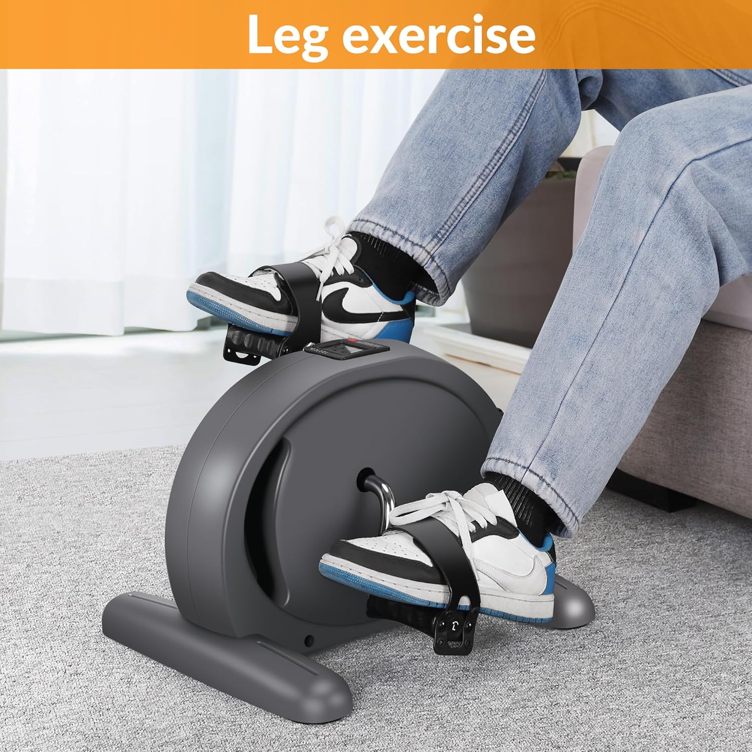 Padel Exerciser Mini Exercise Bike for Leg and Arm Cycling, Warm Up Exercise - Image 4