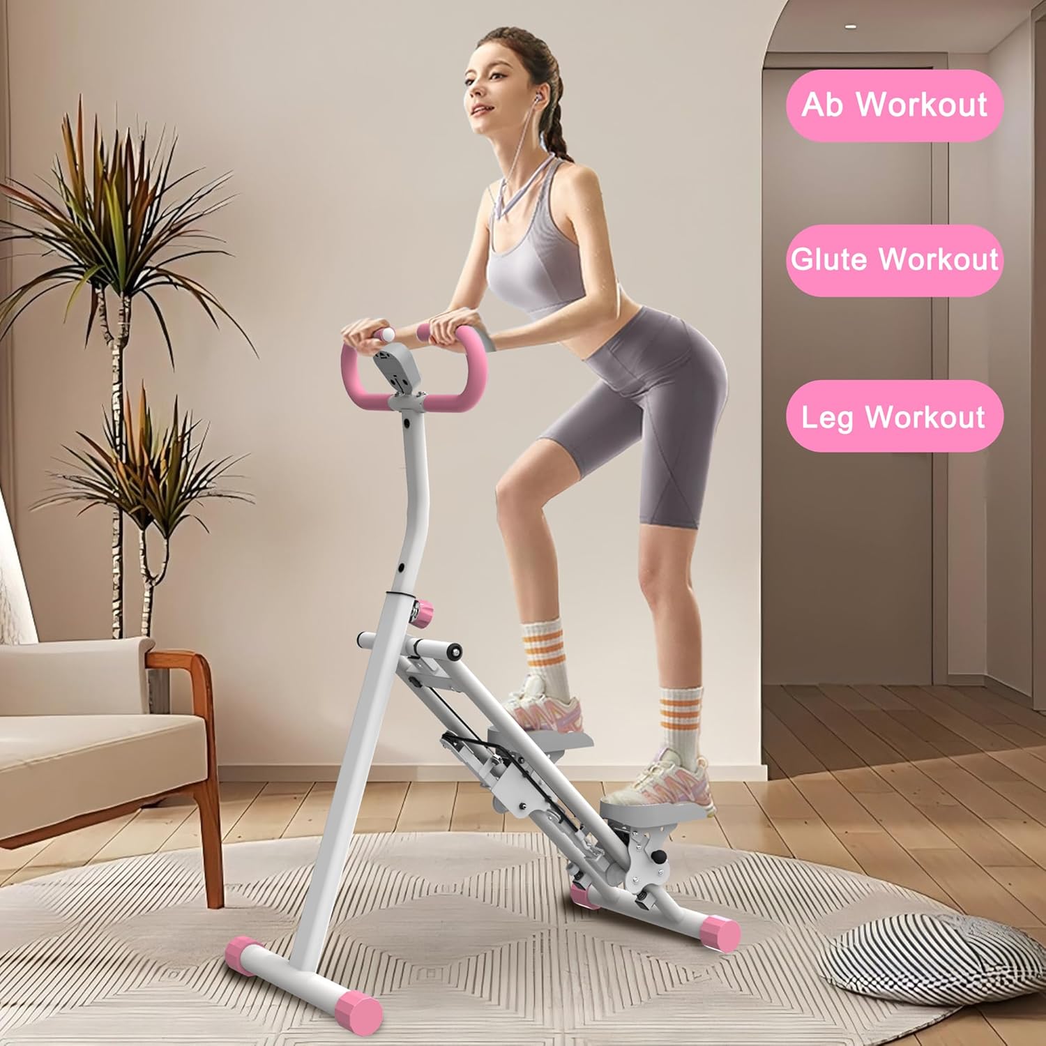 Stair Stepper for Home-Upgrade Vertical Climber Workout Machine for Full-Body Exercise Climber Fitness Equipment with Stable Frame Adjustable Handlebar - Image 3