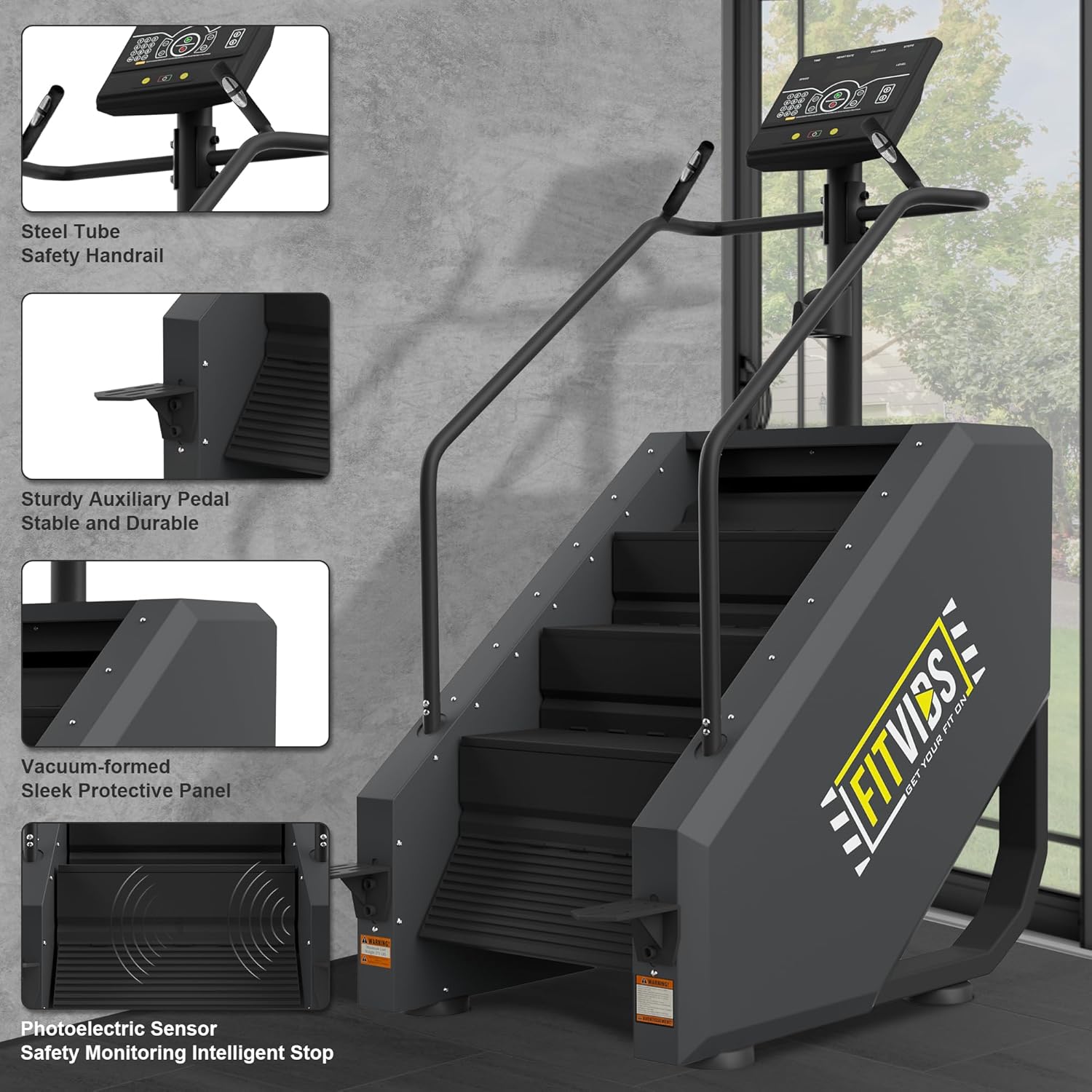 Stair Stepper Machine, Continuous Climbing Stair Machine, Commercial Grade Stair Stepping Machine for Cardio and Lower Body Workouts - Image 7