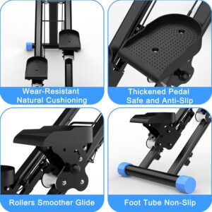 Stair Stepper for Home,Vertical Climber Workout Machine,Stair Stepper with Handlebar for Full-Body Exercise Stair Stepper with Stable Frame Adjustable Handlebar (Blue)