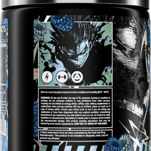 Outrage Ultra HIGH STIM Pre-Workout Powder for Men | 400mg Caffeine, L-Citrulline, Beta-Alanine, Creatine | Extreme Energy, Focus, Strength & Endurance (30 Servings, Blue Raspberry)